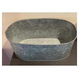 Bent Wood Box, Metal Bin and Horse Decor