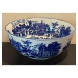 Lovely Large Bowl by China Blue and Platter by MCI of Japan