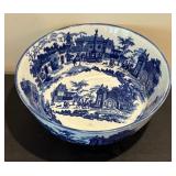 Lovely Large Bowl by China Blue and Platter by MCI of Japan