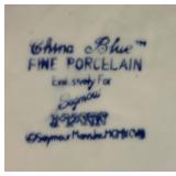 Lovely Large Bowl by China Blue and Platter by MCI of Japan