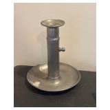 Vintage Pewter Tableware and Candle Holders Collection
