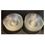 Glass Dinnerware Set with Holiday Tree Pattern, 16 Mugs, Bowls and Plates