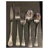 Oneida Community Silverplate Flatware Set with Tray