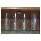Collection of Assorted Glassware Including Highball, Martini, and Goblet Glasses