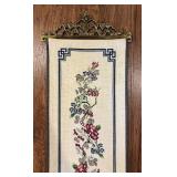 Beautiful Embroidered Bell Pull Wall Hanging