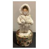 Festive Vintage Santa Decor