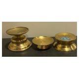Collection of Beautiful Brass Candle Holders