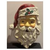 Vintage Santa Mold, Santa Gourd, and Vintage Style Table Top Christmas Tree
