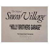 Department 56 Snow Village Ceramic Set with Garage, Service, and a Herd of Holiday Heifers
