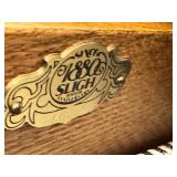 Sligh Chippendale Style Leather-Top Writing Desk