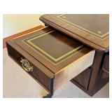 Sligh Chippendale Style Leather-Top Writing Desk