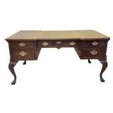 Sligh Chippendale Style Leather-Top Writing Desk