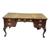 Sligh Chippendale Style Leather-Top Writing Desk