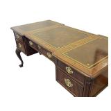 Sligh Chippendale Style Leather-Top Writing Desk