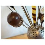 Collection of Vintage Hat Pins with Metal Hat Pin Holder