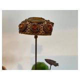 Collection of Vintage Hat Pins with Metal Hat Pin Holder