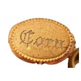 Set of 3 Antique Hat Pins with Ornate Gold-Tone Designs