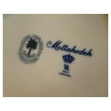 Mottahedeh Blue and White ScallopedÂ Porcelain Historic CharlestonÂ Bowl