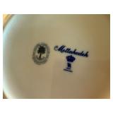 Mottahedeh Blue and White Square Porcelain Bowl, 9 x 3 in / 9" Square Vegetable BowlCantonby MOTTAHEDEH