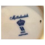 Mottahedeh Blue Canton Gravy Server and Mustard PotÂ 