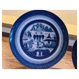 Set of 4 Mottahedeh 10" Blue Canton Dinner Plates