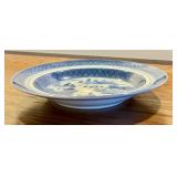 Set of 6 Mottahedeh Blue and White 10-Inch Soup or Pasta Bowls