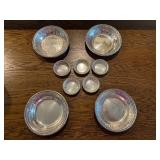 Set of 8 Reed & Barton Vintage Silver Plate Bowls and Dishes