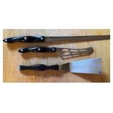 Cutco Kitchen Utensil Set: Spatula, Cheese Knife, 15 in Serrated Knife