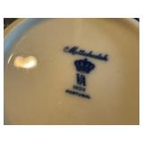 Set of 4 Mottahedah Blue Canton Coasters, 3.5"