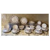 Nikko Provincial Designs Vintage 12-Place Dinnerware Set with Cups, Saucers, Bowls, Plates and Creamers