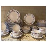 Nikko Provincial Designs Vintage 12-Place Dinnerware Set with Cups, Saucers, Bowls, Plates and Creamers