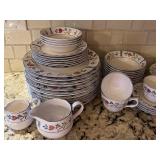 Nikko Provincial Designs Vintage 12-Place Dinnerware Set with Cups, Saucers, Bowls, Plates and Creamers