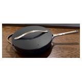 Caraway 12-Inch Sauté Pan with Lid, Stainless Handle