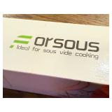 Forsous Sous Vide Kit with Hand Pump, Vacuum Bags, Clips and Wine Stopper
