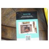 Electric Fireplace and Media Entertainment Mantel Electric Fireplace and Media Entertainment Mantel