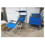 Lounge Chairs with Canopies Lounge Chairs with Canopies
