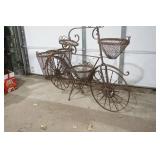 Metal Art Bicycle Lawn Decor with Planters Metal Art Bicycle Lawn Decor with Planters