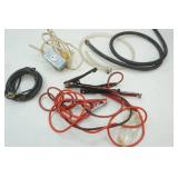 Jumper Cables, Outlet and extension cord, tubing, cable Jumper Cables, Outlet and extension cord, tubing, cable