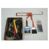 20 pc Hex Key Set, 2 Paint Brushes, Caulking gun 20 pc Hex Key Set, 2 Paint Brushes, Caulking gun