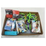 Legos and Block Tech, Nerf Gun Darts, Wii Controller, Deck Boxes with Sleeves Legos and Block Tech, Nerf Gun Darts, Wii Controller, Deck Boxes with Sleeves