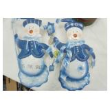 NEW Tin Snowmen and Other Christmas Decor NEW Tin Snowmen and Other Christmas Decor