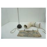 Toilet plunger, pvc pipe Hoffman nail apron Toilet plunger, pvc pipe Hoffman nail apron