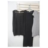 Black Cotton Dress and Cover & Grey Cotton Dress and Cover Black Cotton Dress and Cover & Grey Cotton Dress and Cover