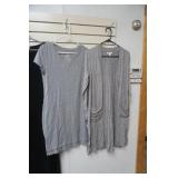 Black Cotton Dress and Cover & Grey Cotton Dress and Cover Black Cotton Dress and Cover & Grey Cotton Dress and Cover