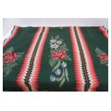 Floral Afghan Forest Green Floral Afghan Forest Green