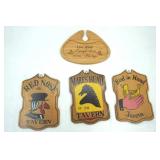Wooden Tavern Signs (3ct) Wooden Tavern Signs (3ct)