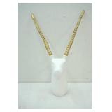 Metal Antelope with Gold Horns wall hanging Metal Antelope with Gold Horns wall hanging