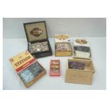 Cigar Boxes with Buttons Cigar Boxes with Buttons