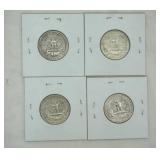 1964 Silver Quarters (4ct) 1964 Silver Quarters (4ct)