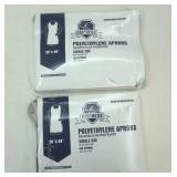 Polyethylene Aprons 28x46" (2 boxes) Polyethylene Aprons 28x46" (2 boxes)